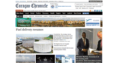 Desktop Screenshot of curacaochronicle.com
